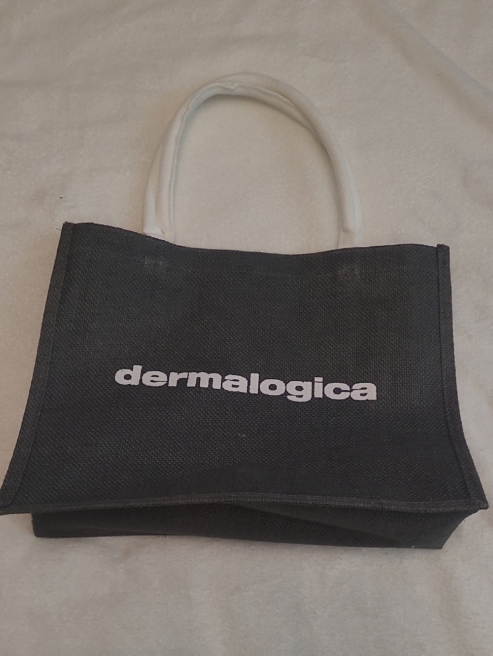 dermalogica Grey Tote with White Handles